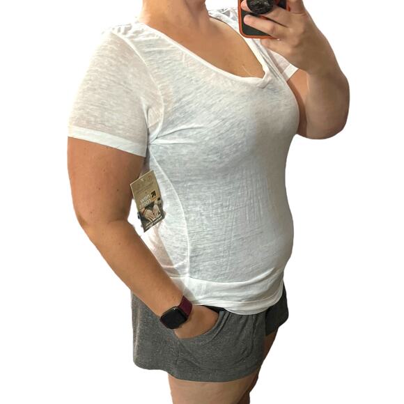 Threads 4 Thought X-LARGE T4T Triblend V-Neck Semi Sheer Short Sleeve Tee - Picture 4 of 10